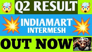 Indiamart Intermesh Q2 Results 2025  Indiamart Intermesh Results Today  Indiamart share news today [upl. by Abrahan]