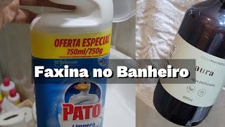 Como tirar manchas do Box do banheiro😊 faxina faxinando faxinanobanheiro [upl. by Imelida]