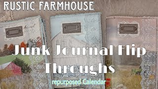 quot New quot Rustic Farmhouse Repurposed Calendar Junk Journals  Announcement  shawandtellfridays [upl. by Zere]