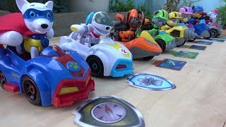 Paw Patrol Vehicles Toys Unboxing with Chase Skye Rubble Marshall Zuma [upl. by Idnis508]