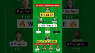 ire vs sa dream11 Prediction Today Match ireland vs south africa odi dream 11 team of today match [upl. by Brig]