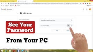 How to See Your OWN Roblox Password 2024 PC  See your Roblox password if you forgot it on pc [upl. by Sybyl]