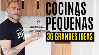 30 Ideas para COCINAS PEQUEÑAS y MODERNAS  Abel de González [upl. by Ebag]