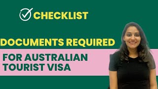 Document Checklist Australia Tourist Visa Subclass 600 [upl. by Navets]