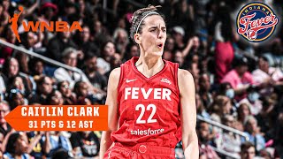 CAITLIN CLARK SCORES CAREERHIGH 31 PTS VS ANGEL REESE amp SKY  WNBA on ESPN [upl. by Nnav]