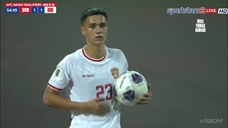 Debut Eliano Reijnders Melawan Bahrain Kawal Ketat Lini Belakang Timnas Selama 45 Menit [upl. by Ajak]