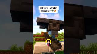 Minecraft Military Turret shorts [upl. by Manly510]