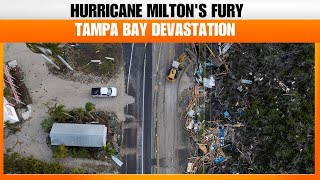 LIVE Hurricane Milton Aftermath  Trail of Devastation in Tampa Bay Florida  News9 [upl. by Klute]