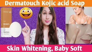 Dermatouch Kojic acid Soap Fairness soap Honest Review [upl. by Eiramrefinnej]