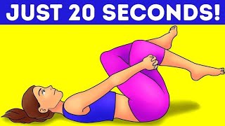 3Minute Back Pain Relief Stretches  Quick amp Effective Home Workout [upl. by Aihtnys]