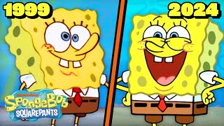 SpongeBob Characters  Then vs Now 🎥  52 Minute Compilation  SpongeBobOfficial [upl. by Atiker]