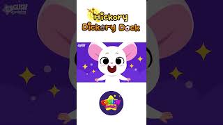 Hickory Dickory Dock  Popular Nursery Rhyme Karaoke  Cartoon Animation Rhyme shorts [upl. by Dirrej]