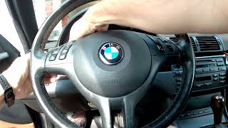 BMW e46 Sport Steering Wheel Removal amp Disassembly [upl. by Chloris968]