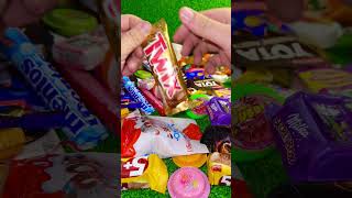 IM ASMR Opening Candy TWIX chocolate asmr chocolate mentos asmrcandy fun candyeating [upl. by Atteloiv]