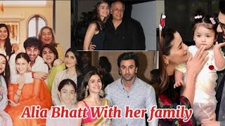 Alia Bhatt with her family  Alia Bhatt  Family  Daughter family aliabhatt 2024 [upl. by Ecirpac]