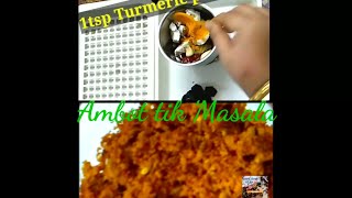 Ambot tik Masala Goan fish curry masala How to make Ambot tik Masala Shots [upl. by Neufer]