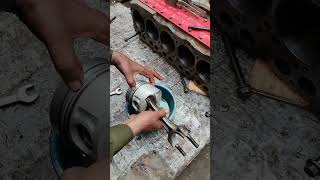 Engine cylinder piston installation shorts engine automobile mechanic short viralshorts viral [upl. by Asilad360]