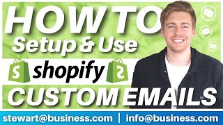 How To Setup Custom Emails in Shopify Two Methods  Professional Email Branding [upl. by Warrenne]