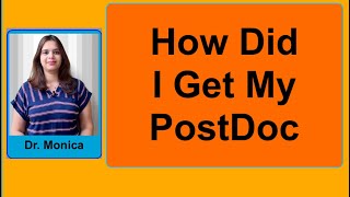 How I get my postdoc  How Did I get Postdoc Position [upl. by Palumbo8]