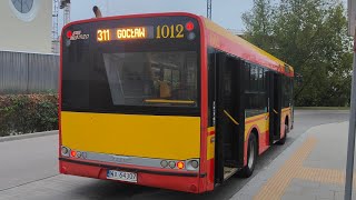 Linia 311  Solaris Urbino 10 III 1012  MZA Warszawa [upl. by Adyol223]