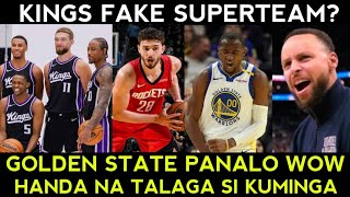 Warriors TINUSTA ang Rockets Kuminga 33 points Kings FAKE superteam sa NBA [upl. by Skutchan]