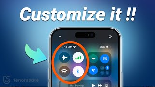 🤯 Customize iOS 18 Control Center  Add WiFi Bluetooth AirDrop Cellular Toggle in 1 Minutes [upl. by Llesram]