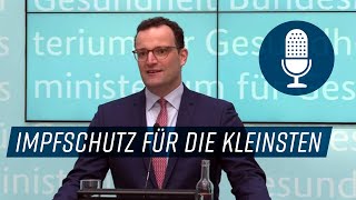 Jens Spahn Möglichst alle Kinder vor Masern schützen Masernschutzgesetz [upl. by Forsta]