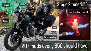 Best Mods for Interceptor 650 [upl. by Tichon616]