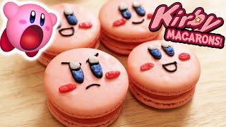 HOW TO MAKE KIRBY MACARONS  NERDY NUMMIES [upl. by Athenian]