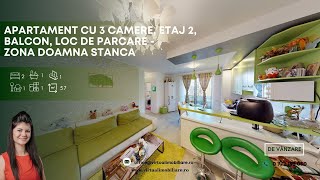 Apartament cu 3 camere parcare privata cu telecomanda balcon [upl. by Francois194]