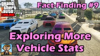 Exploring More Vehicle Stats  GTA FactFinding №9 [upl. by Jovitah]