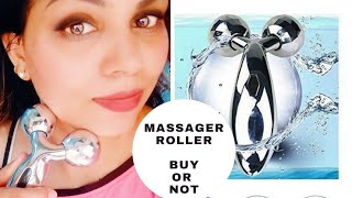 3D Massager Roller 360 Rotate Silver Thin Face amp Body Relaxation Tool Honest Review Buy OR Not [upl. by Rawlinson]