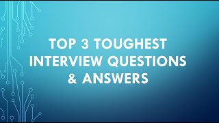 interview questions and answers  How do you handle stress  Why should we hire you [upl. by Taub166]