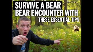 Survive a Bear Encounter with These Essential Tips [upl. by Sperling]