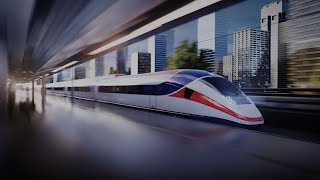 The fastest train in the USA Highspeed rail for America  Velaro Novo [upl. by Bartlet612]