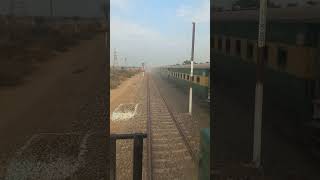 Live cross of two fastest trains on double track near Changa Manga Railway station live ytshorts [upl. by Atined]