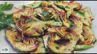 Carciofi Marinati  Ricetta Crudista  Facile e Veloce di CBE [upl. by Eirak599]