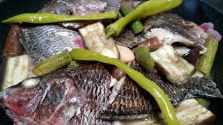 PAKSIW NA TILAPIA NA MAY OKRA AT TALONG  Tilapia Recipe  Lutong Pinoy [upl. by Stralka]