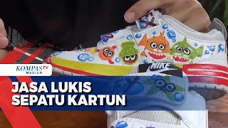 Jasa Lukis Sepatu Kartun [upl. by Junna]