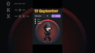 September 19 Hamster Kombat Daily Morse Code Cipher Solved BINANCE Sep 19 hamsterkombatdailycipher [upl. by Ettebab674]