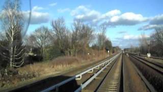 Führerstandsmitfahrt SBahn Berlin Mahlsdorf  Neuenhagen [upl. by Sothena889]