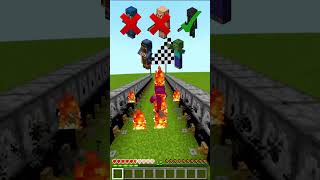 Minecraft Fire Charge vs Different Mobs🤯 もういいよ minecraft shorts [upl. by Etnoel]