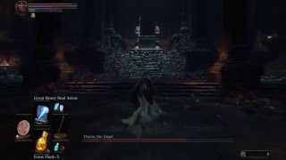 Dark Souls III  Yhorm the Giant Sorcerer no Storm Ruler [upl. by Ahsilef]