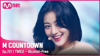 TWICE  AlcoholFree The First Half No1 Special  엠카운트다운 EP721  Mnet 210819 방송 [upl. by Letrice]