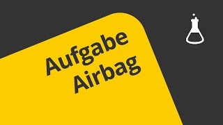 Demonstration des Lösungsweges zur Idealen Gasgleichung Aufgabe Airbag  Chemie [upl. by Craner21]