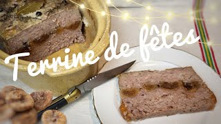 TERRINE DE SANGLIER AUX FIGUES une belle recette de fête [upl. by Nnylrebma]