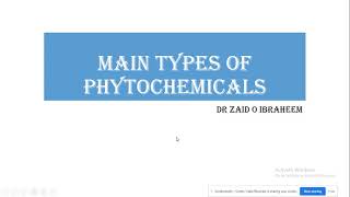 Types of phytochemicals  alkaloids and polyphenols [upl. by Vergne]