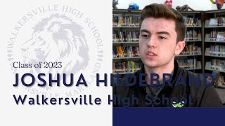 Walkersville High Student Spotlight Joshua Hildebrand [upl. by Maud]