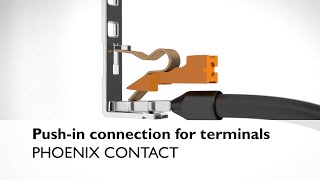 Pushin connection for terminal blocks [upl. by Wakefield]