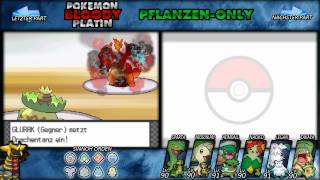 Pokemon Bloody Platin  51  PflanzenOnly Kaan vs Belias [upl. by Ihsorih795]